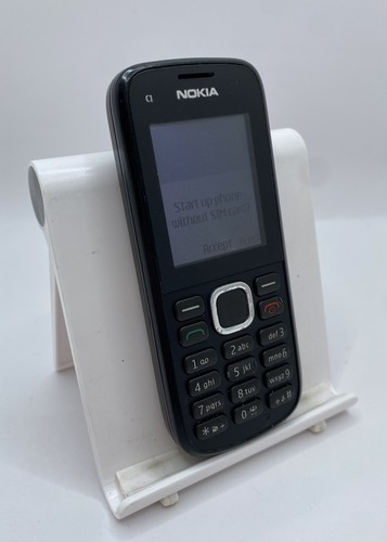 Nokia black unlocked 2g - c1-02,