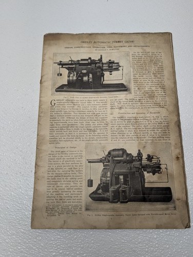 Damaged gridley automatic - damaged,
