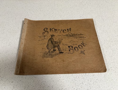 Antique victorian sketchbook - antique,