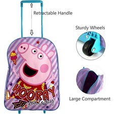 Peppa pig girls trolley - peppa,