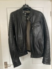 Men's Biker Leather Jacket -