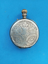 Antique Remontoir Cylinder Swiss Gents Pocket Watch c1900-1920 10 Jewels