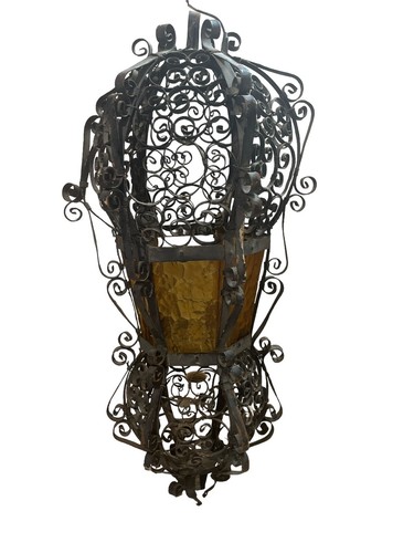 Antique gothic wrought iron - wrought,