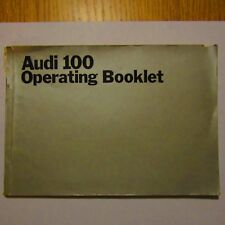 AUDI 100 S LS 2 4 Door Owners Operating Manual Handbook Booklet February 1970