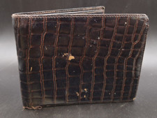 Rolex Wallet - VERY RARE Brown Alligator Skin Leather - Vintage 60s/70s