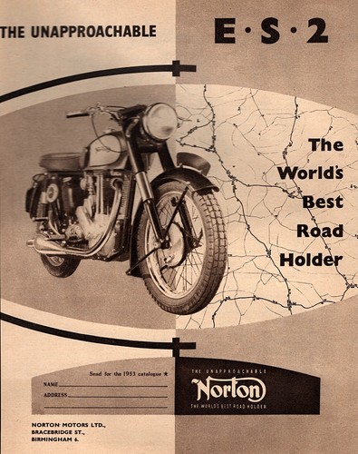 1953 norton es2 - norton, motorcycle
