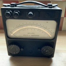 Sangamo Weston Ltd. AC & DC Volts & Amperes Meter  “GPO”   UNTESTED