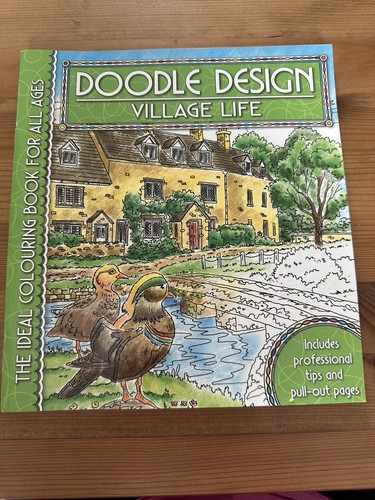 Doodle design village life - village,