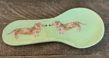 Anthropologie Dachshund Green