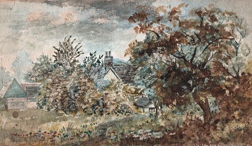 Impressionist cottage - impressionist, in