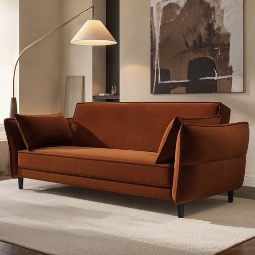 Velvet sofa bed seater - velvet,