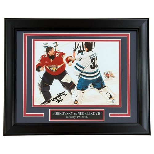Sergei bobrovsky autographed - sergei,