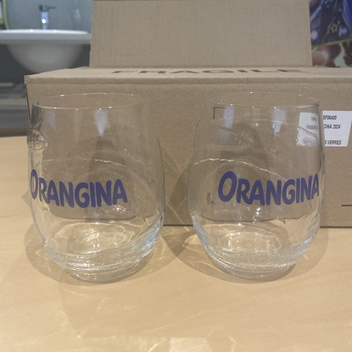 Orangina glasses - 6,