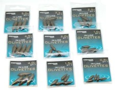 Drennan In Line Olivettes *All Sizes* NEW Coarse Fishing Olivette Weights