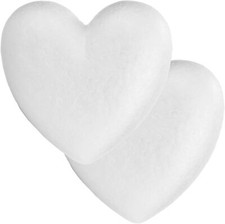 150mm  Large Solid POLYSTYRENE Heart STYROFOAM Craft Wedding Flower Valentine UK