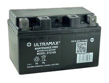 ULTRAMAX ETZ12S (REPLACES YTZ12S) GEL BATTERY FOR HONDA VFR 800 V-TEC