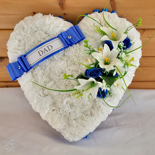 Funeral flowers heart - flowers,