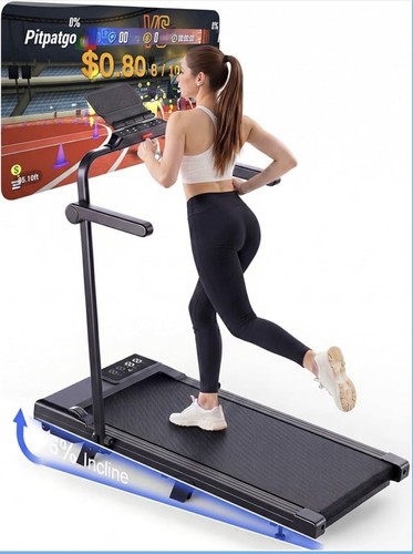 Under desk treadmill walking - under,