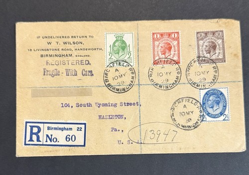 10th may 1929 postal - 1929,