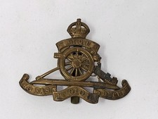 Military Brass K/C Cap Badge