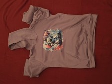 Lilo and Stitch Hand Printed Hoodie For Age 12- 14.perfect Gift