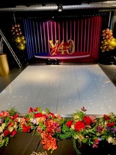 Stunning 20x20 PFM STARLOK White Starlit LED Dancefloor for Sale 