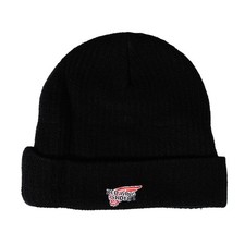 Original US Army Red Wing Shoes Lined Beanie - Black- One Size- Military Surplus