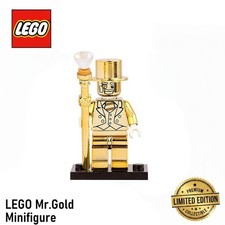 LEGO Mr. Gold Chrome Minifigure Limited Edition | Exclusive Gold Collection