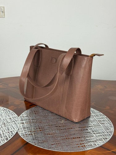 Genuine leather tote - genuine,