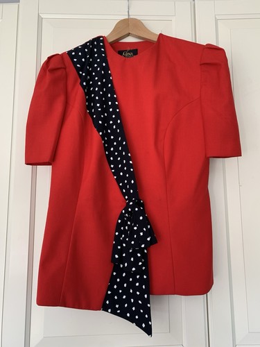 Gina bacconi red vintage - gina,