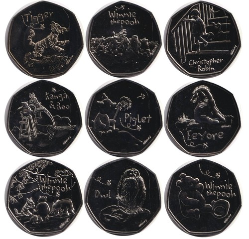 Brilliant uncirculated 50p - brilliant,