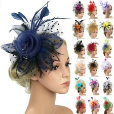 Feather Hair Fascinator Alice