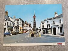 Guisborough - Market Cross and Drinking Fountain - classic cars