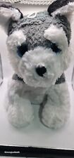 King Cuddly Large Soft Dog Siberian Husky Grey White Stuffed Animal DPL Toys
