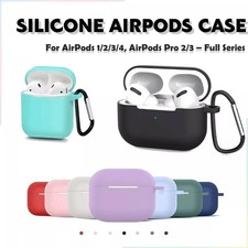 Silicone Shockproof Case For AirPods 1 2 3 Pro 2nd 3rd Gen Cover - Full Series