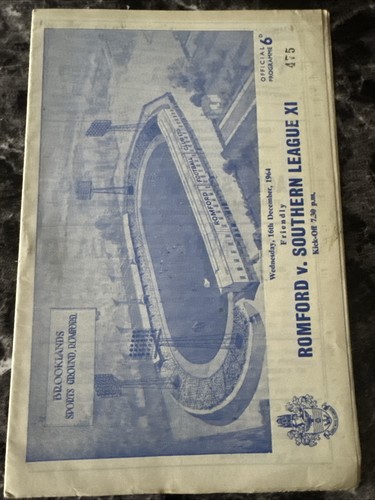 Romford southern league xi - southern,