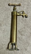 Vintage brass hand - water, pump