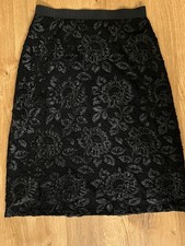 Black Lace Skirt, Laura Ashley