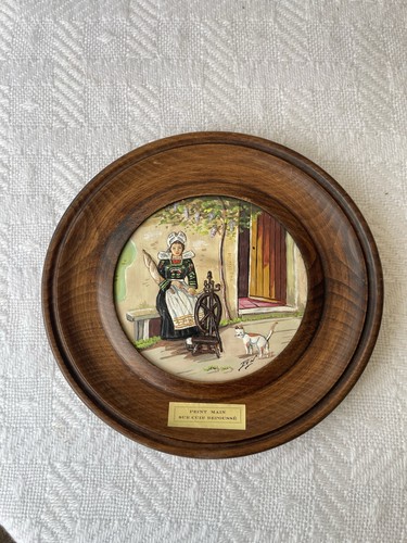 Vintage painted leather wall - painted,