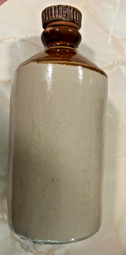 Antique cream brown stone - cream, &
