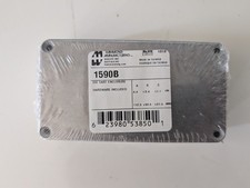 Silver Aluminium Electronic Hammond 1590B Diecast Stompbox Project Box