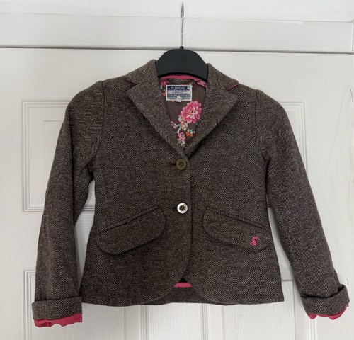 Joules girls brown tweed - joules, girls'