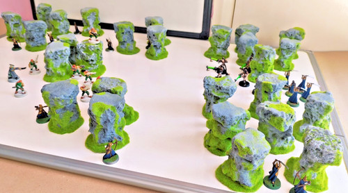 Warhammer terrain rocky valley - terrain,