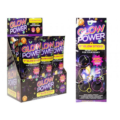 Glow sticks with - sticks, connectors