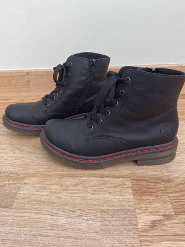Rieker black ankle boots size - rieker,