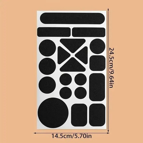 Black fabric repair patch self - black,