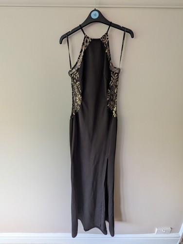 Black floor length - length, with