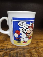 *Rare* Retro Nintendo Super Mario Brothers Mug Year 1993 Coffee Tea Cup