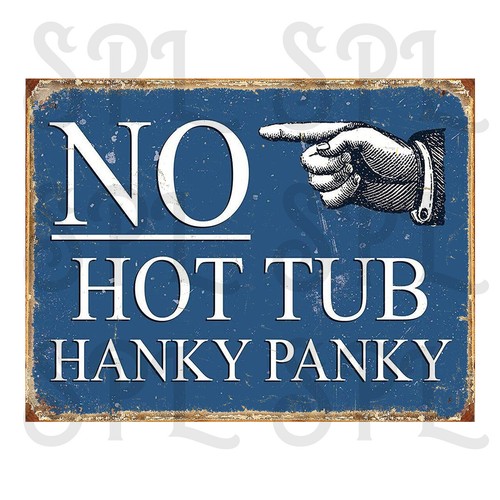 Hot tub hanky panky - tub, retro