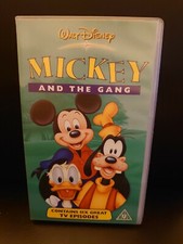Mickey And The Gang VHS Video